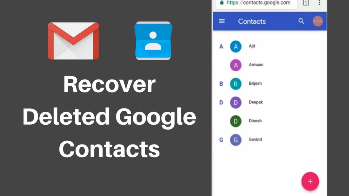 how to recover the deleted contacts